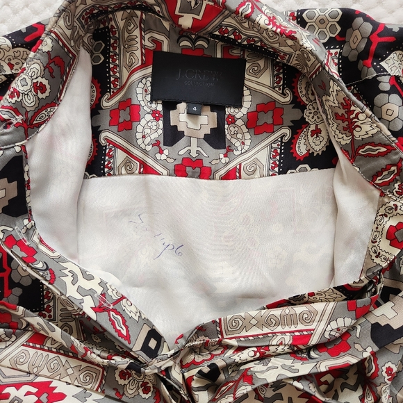 J. Crew Collection Silk Tapestry Tunic Dress - Picture 10 of 12